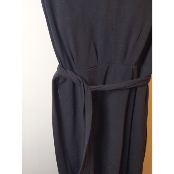EXOFFICIO Women's Black Sleeveless Dress Medium Travel Wrinkle Resistant Tie - Picture 5 of 7